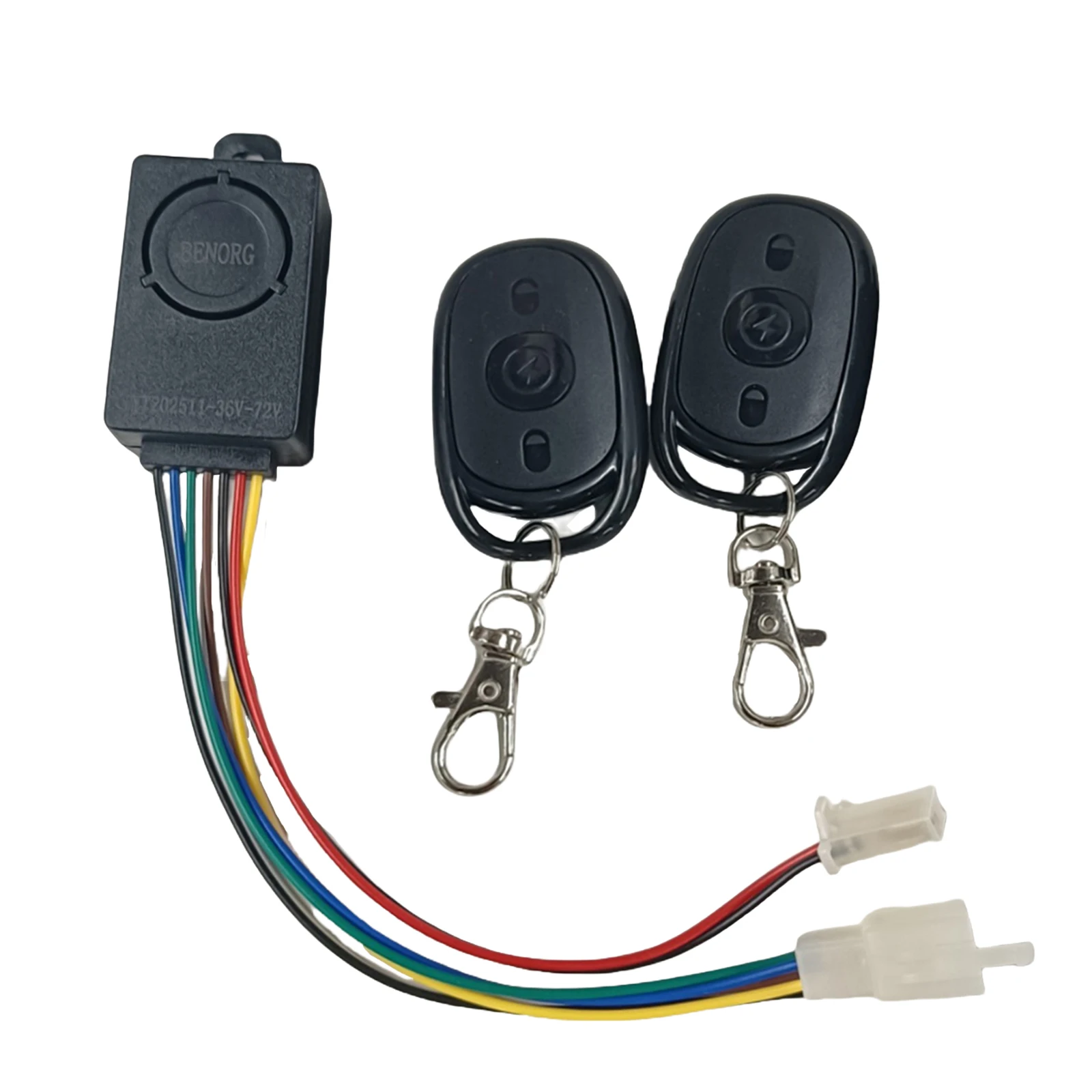 Anti-theft Alarm System Intelligent Safety 8-72V E-bike Alarm Wireless Remote Control for Electric Scooter Security Alarm Device