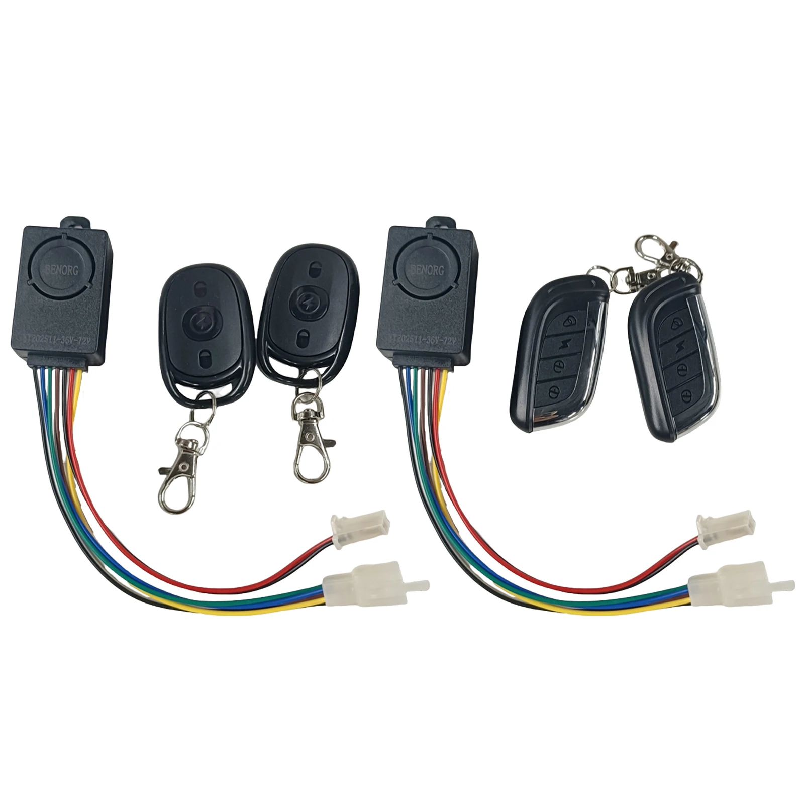 Anti-theft Alarm System Intelligent Safety 8-72V E-bike Alarm Wireless Remote Control for Electric Scooter Security Alarm Device thumbnail 4