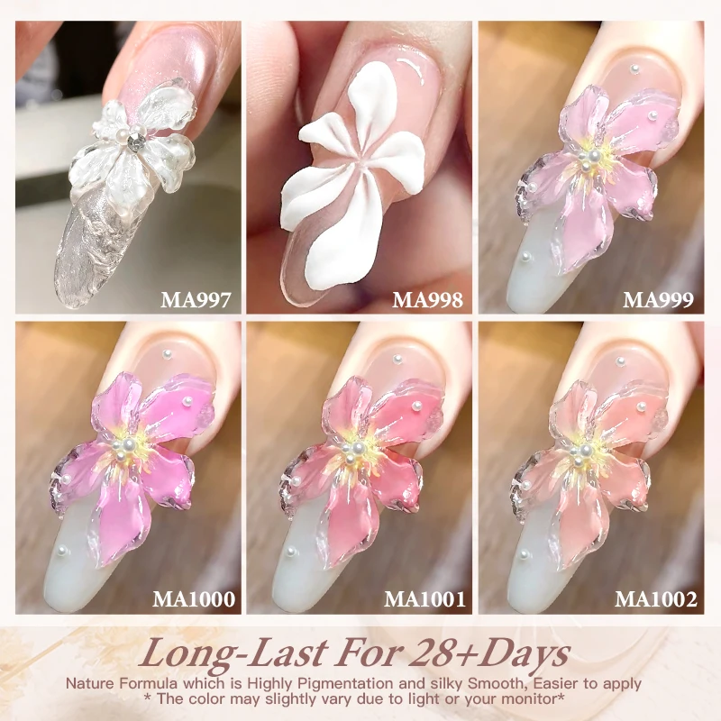 15ml Non Stick Hand Extension Hard Gel Nail Polish for 3D Carving Flower Modeling Nail Art Shaping UV LED Long-Lasting Nails thumbnail 5