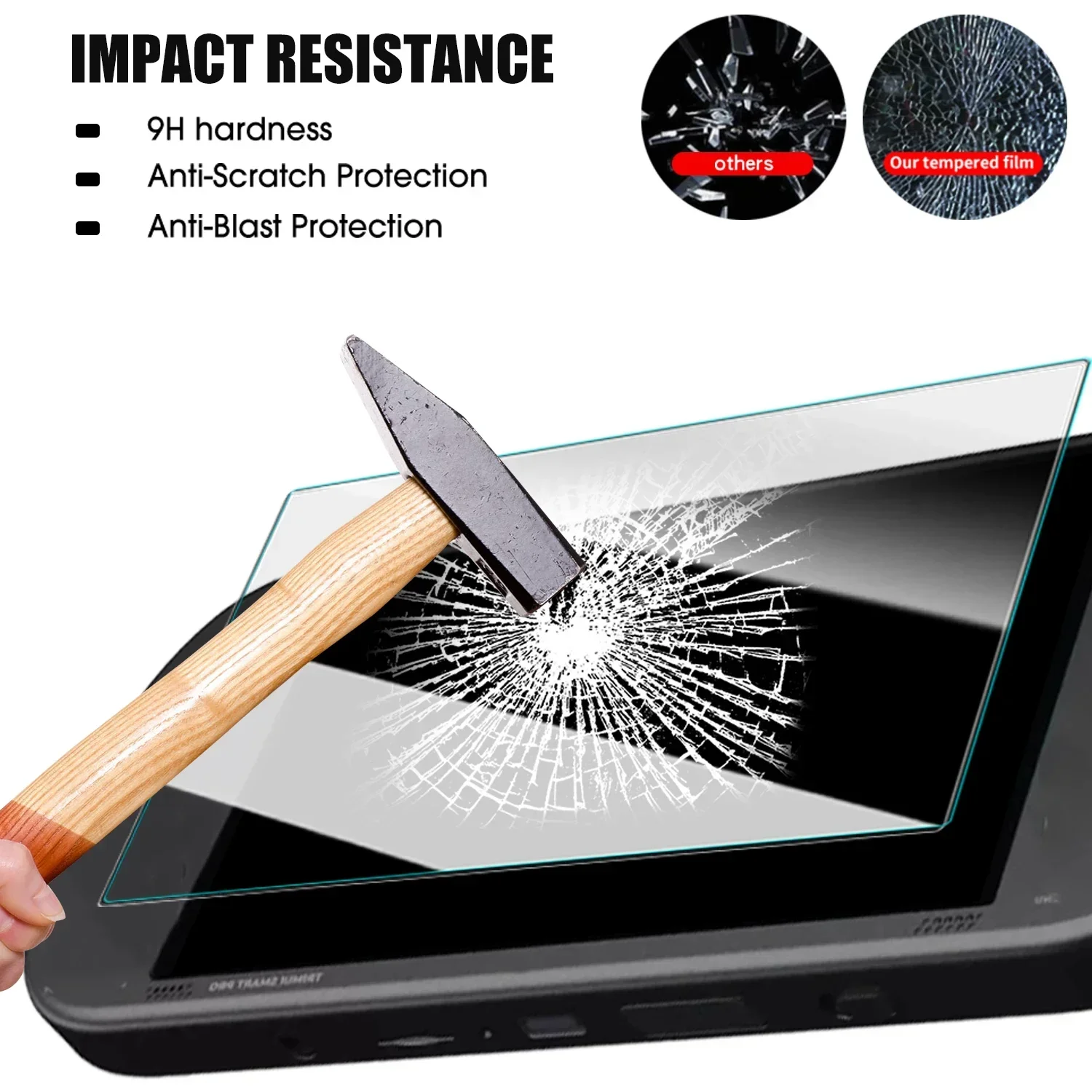 For Trimui Smart Pro S For TG5050 Tempered Glass Screen Protector Films Game Console 9H High Screen Protector Film Accessories thumbnail 5