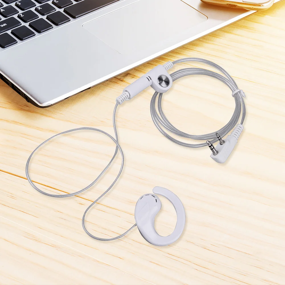 Walkie Talkie Earpiece Headset Lightweight Earphone Earpiece PTT MIC Comfortable Accessories for BAOFENG KENWOOD HYT Radio thumbnail 2
