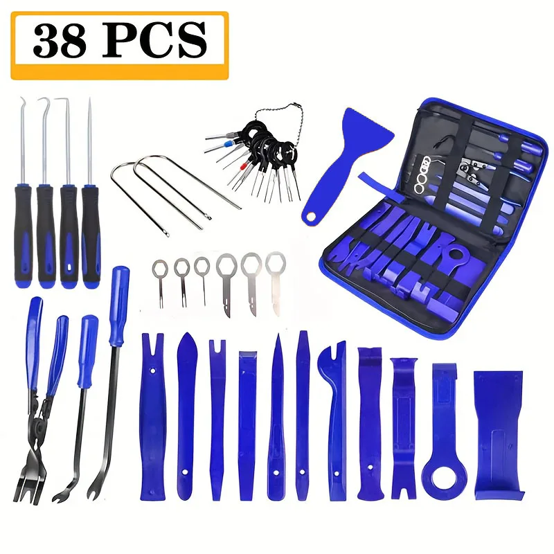 Car Tools Car Interior Disassembly Kit Plastic Trim Removal Tool Car Clips Puller Diy Panel Tools for Auto Trim Puller Set thumbnail 6