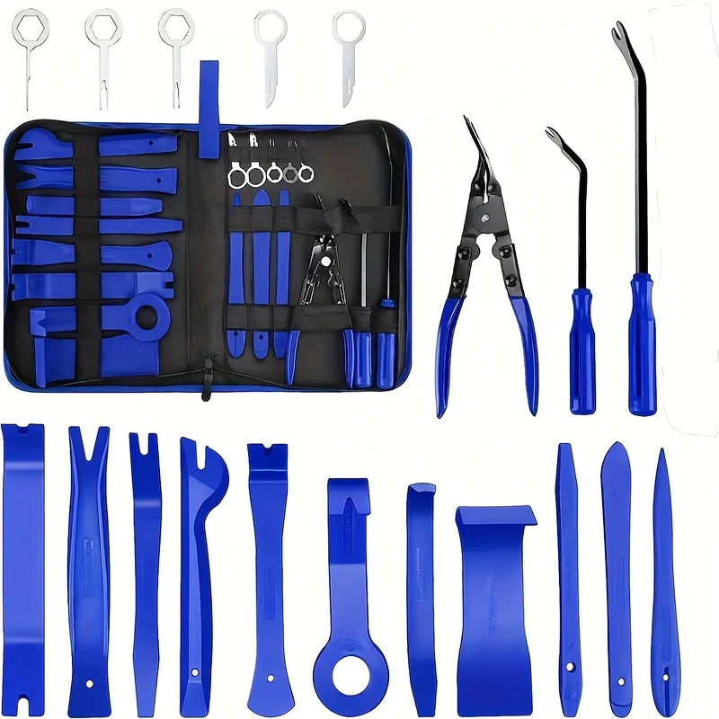 Car Tools Car Interior Disassembly Kit Plastic Trim Removal Tool Car Clips Puller Diy Panel Tools for Auto Trim Puller Set thumbnail 5