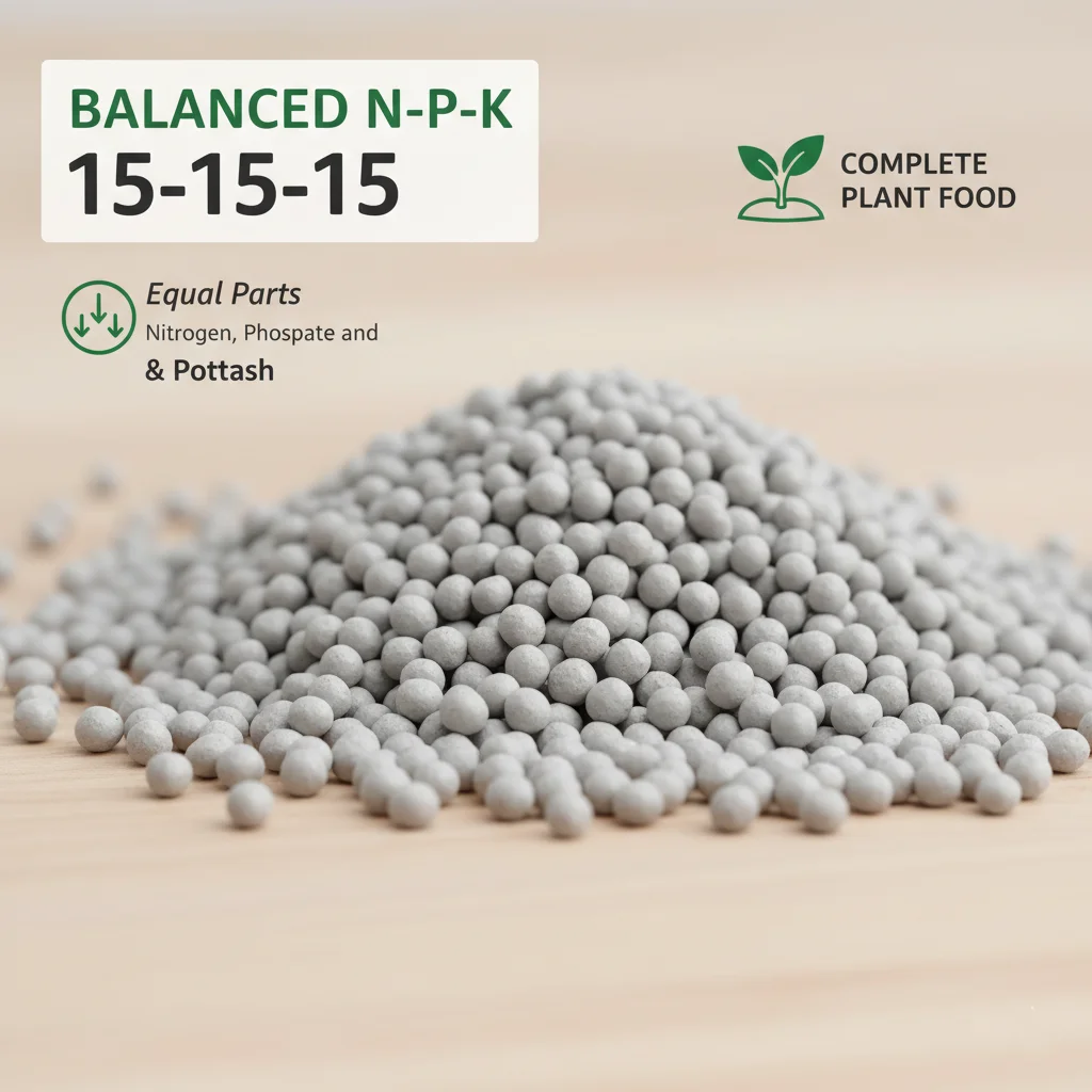 Universal NPK 15‑15‑15 Fertilizer Granules,Balanced Nutrition, Water‑Soluble,For Indoor/Outdoor Plants,Vegetables/Flowers/Lawn thumbnail 2