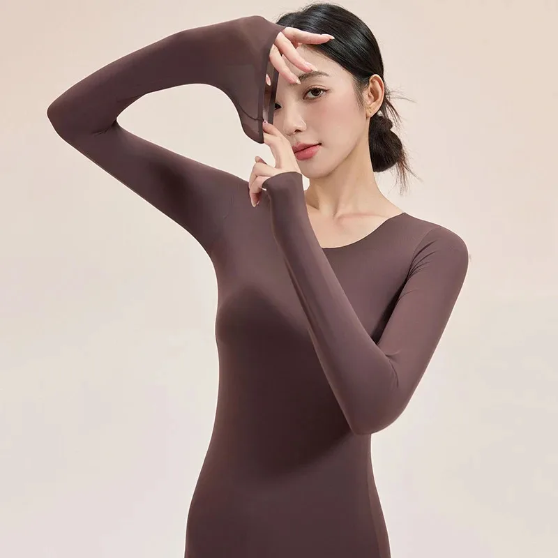 2026 Winter Women Thermal Underwear Seamless Comfortable Long Sleeve Thermal Underwear Ultra-thin Autumn Clothes Pants Base Set thumbnail 6