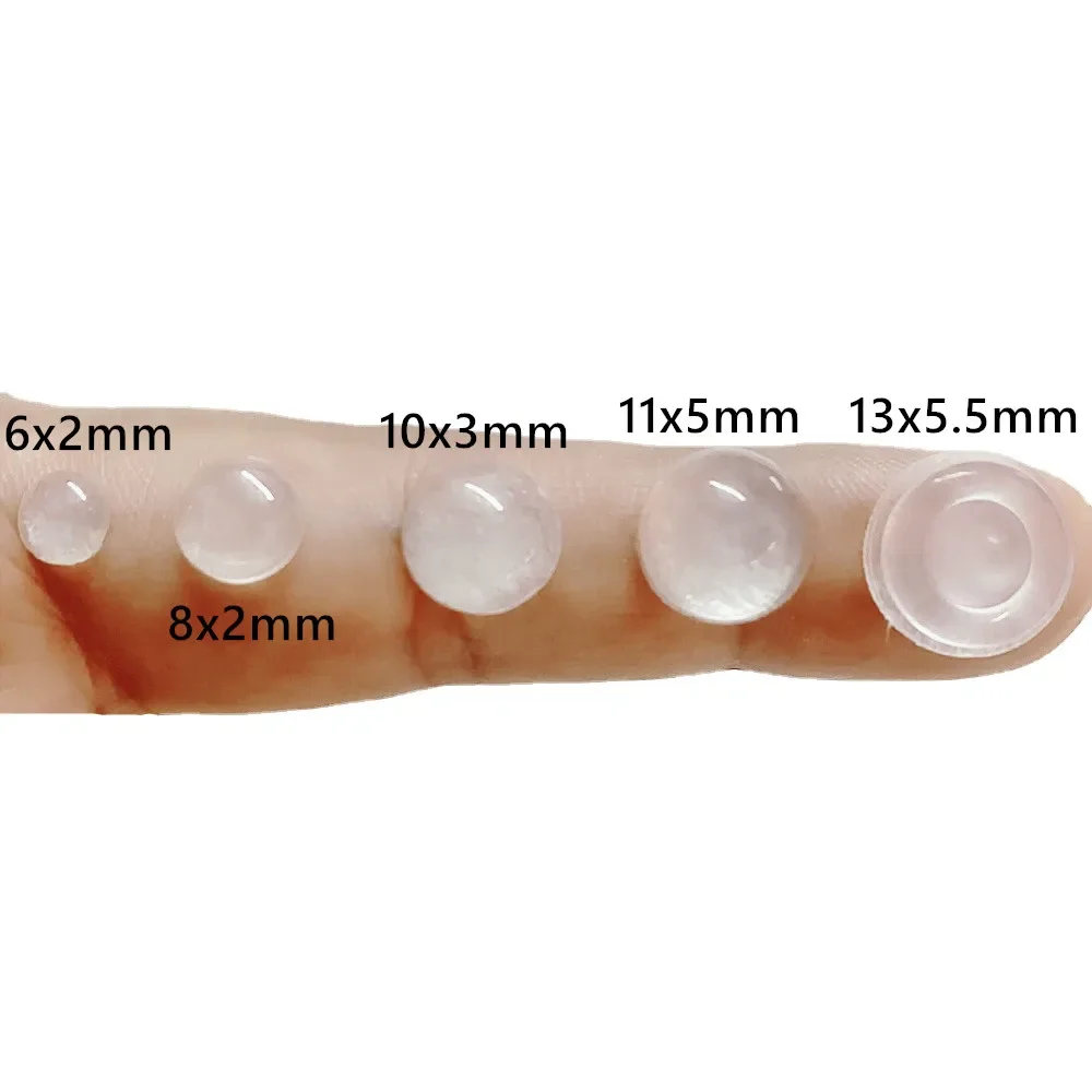 100Pcs Self Adhesive Door Stopper Rubber Damper Buffer Cabinet Bumpers Silicone Furniture Pads Cushion Protective Pads thumbnail 5