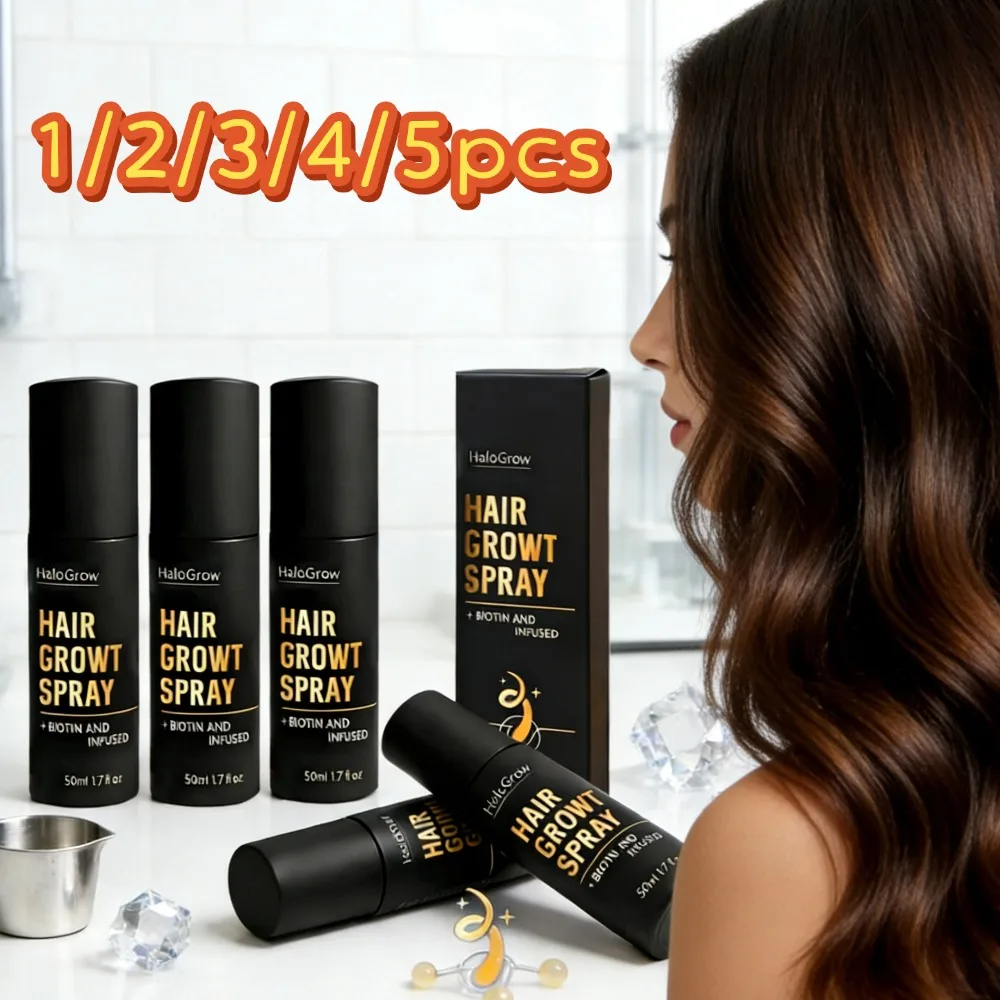 1/2/3/4/5pcs Hair Growth Spray Biotin Prevent Baldness Scalp Advanced Reduce Hair Loss Ginger Hair Care Spray