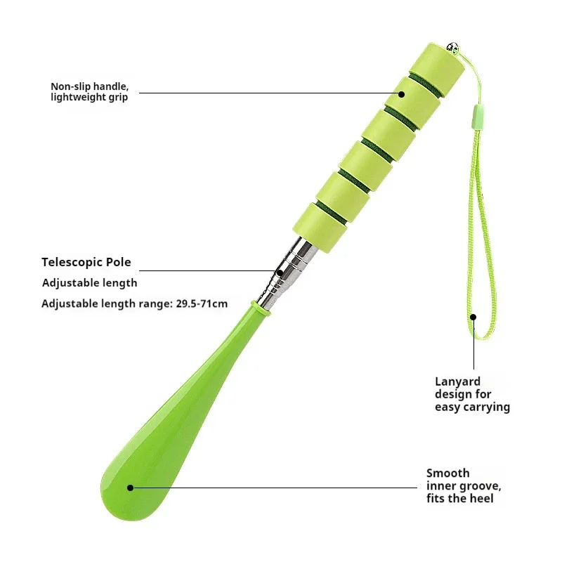 Stretchable Long Metal Shoehorn 30cm-71cm Shoe Horn for Pregnant Women Elderly People Household Shoe Spoon Shoe Spatula 1Pcs thumbnail 5