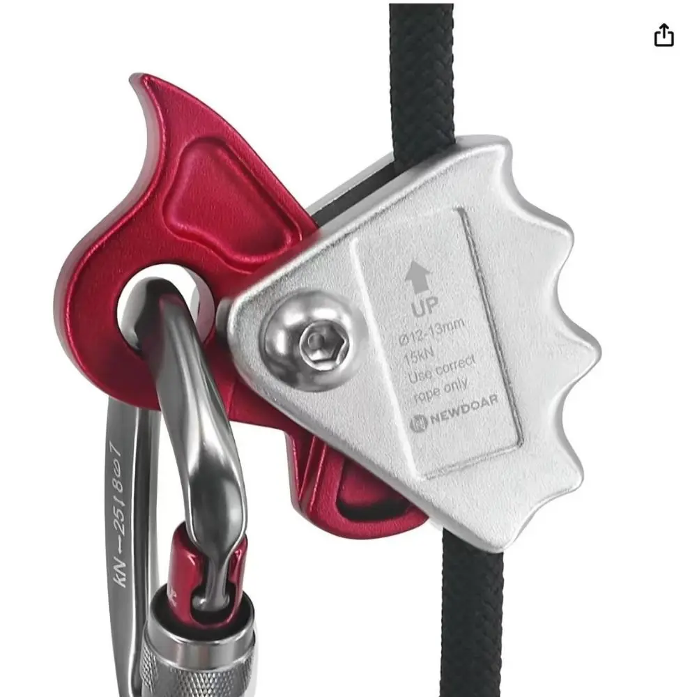 Outdoor Self-lock High-altitude ToolsGrasp Rope Devices Automatic Lock Carabiner Anti Fall Protective Gear Survival thumbnail 4