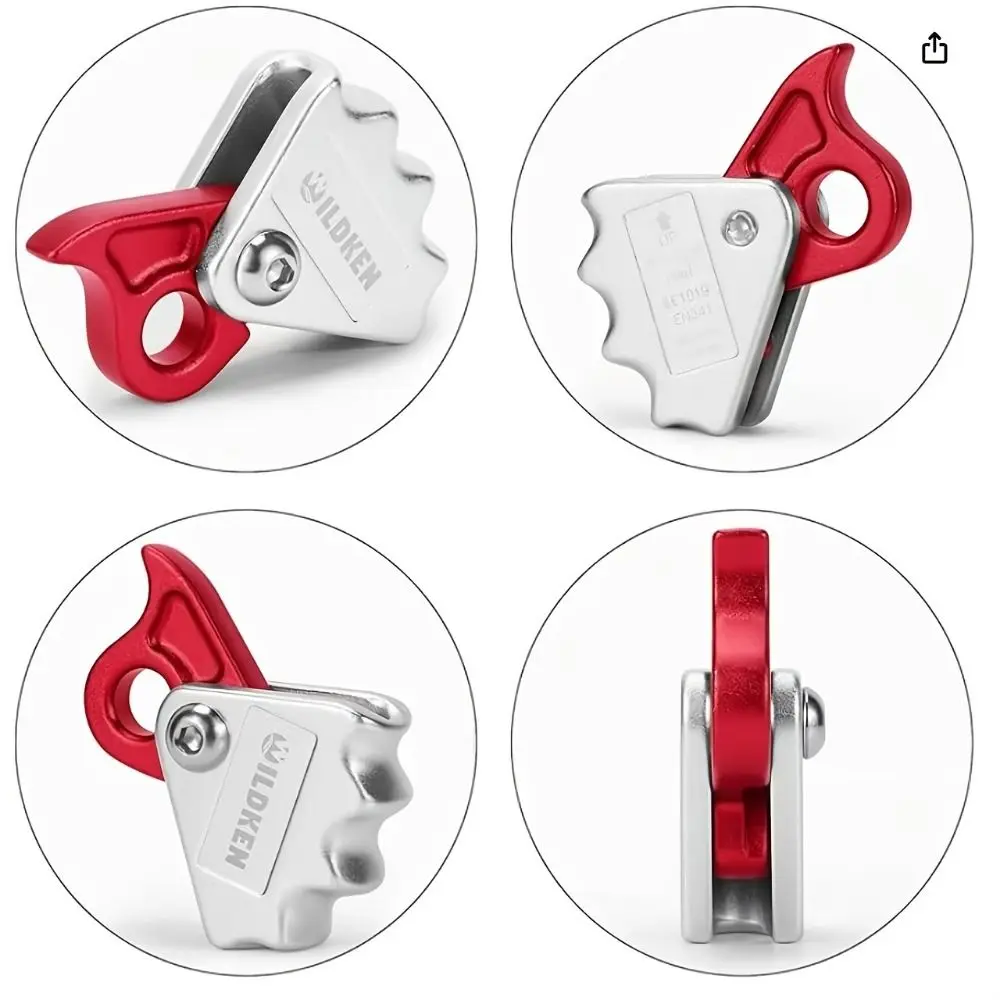 Outdoor Self-lock High-altitude ToolsGrasp Rope Devices Automatic Lock Carabiner Anti Fall Protective Gear Survival thumbnail 5