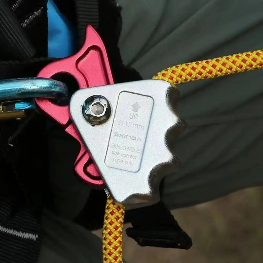 Outdoor Self-lock High-altitude ToolsGrasp Rope Devices Automatic Lock Carabiner Anti Fall Protective Gear Survival thumbnail 2