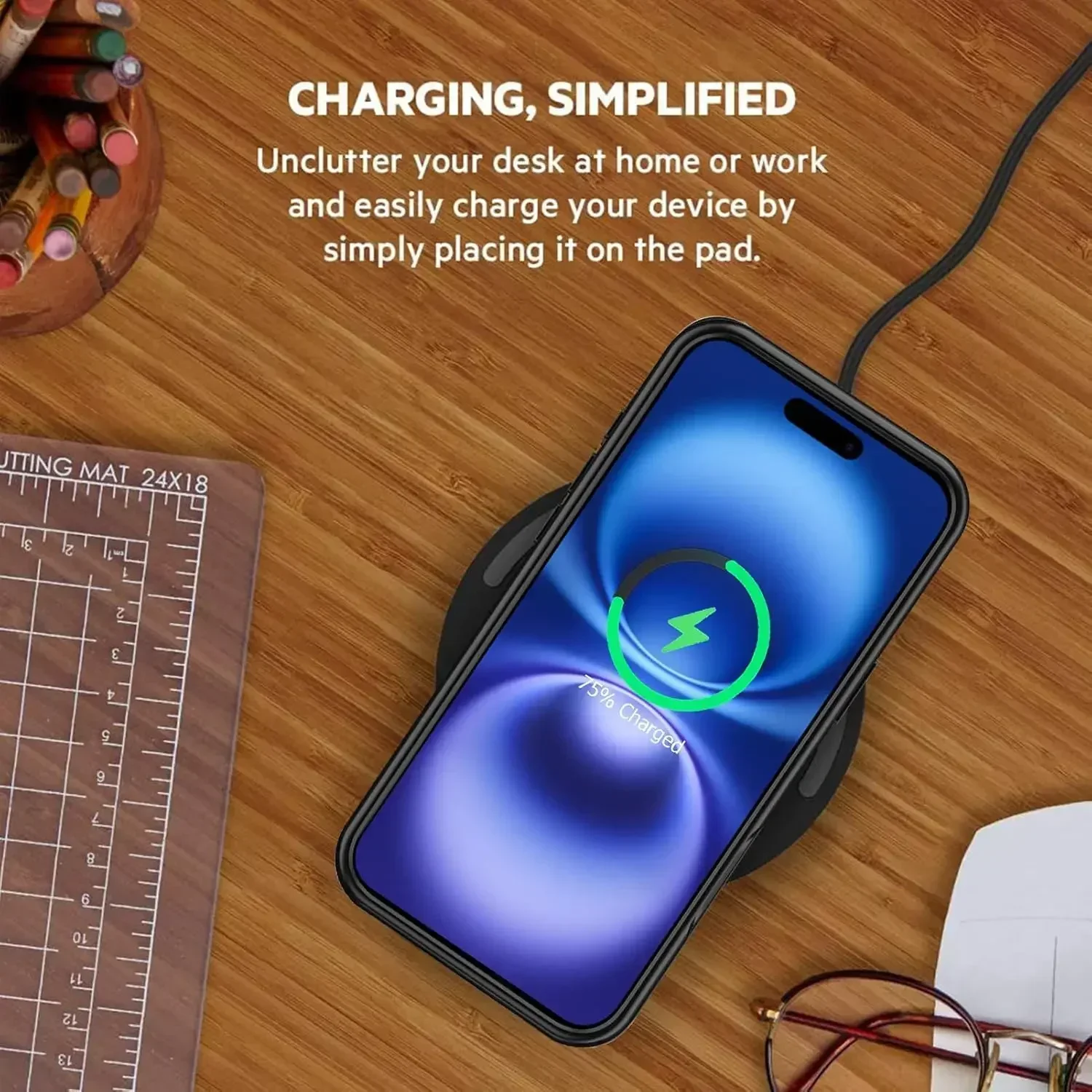 10000mAh Wireless Battery Case for iPhone 17 pro Max 16 plus 15 Magnetic Power Bank Cover Charger Compatible For iPhone 17 Air thumbnail 4