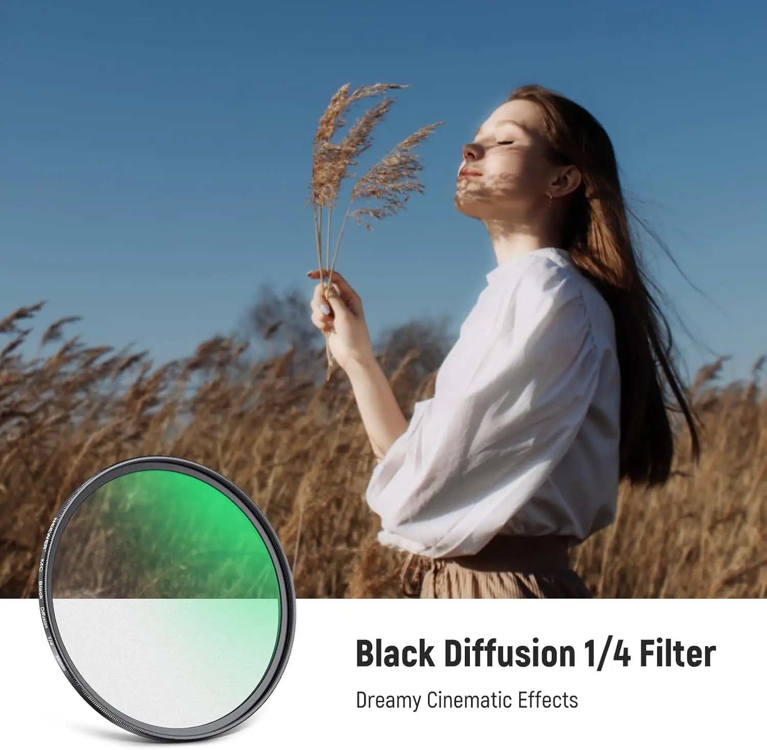 Black Mist 1/4 Black Soft Camera Lens Filters 49mm 52mm 55mm 58mm 62mm 67mm 72mm 77mm 82mm for Canon Nikon Sony Camera Lenses thumbnail 4