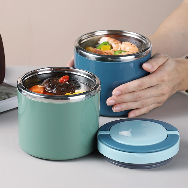 Soup Thermos Food Jar Insulated Lunch Container Bento Box for Cold Hot Food Food Flask Stainless Steel Lunch Box With Handle thumbnail 3