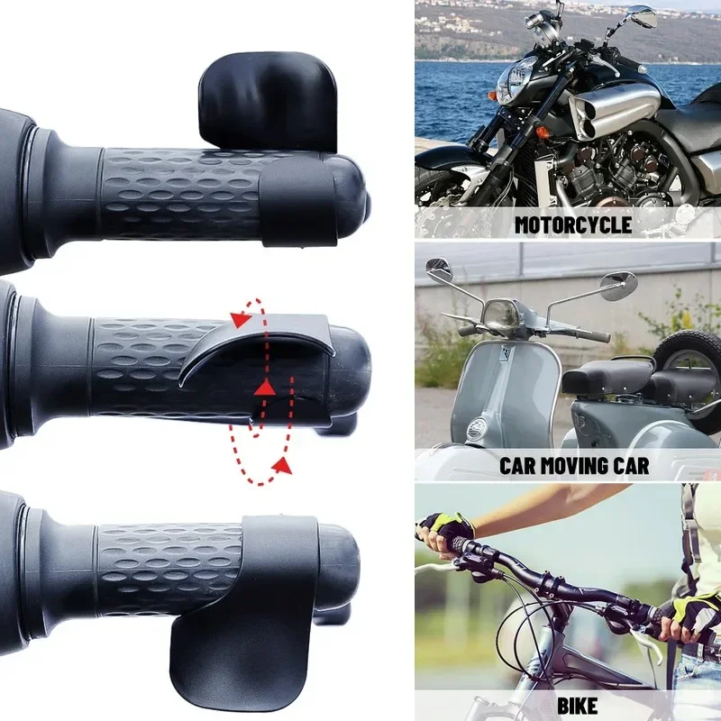 1-2Pcs Motorcycle Accelerator Booster Non-Slip Handle Control Assist Grip Handlebar Labor Saver Tools Motor Assist Boosters Clip thumbnail 3
