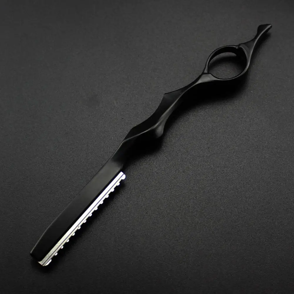 Professional Sharp Hair Thinning Razor - Stainless Barber Shaver Cutting Knife for Salon Use Japan-Style Barber Tool B9Y2 thumbnail 5