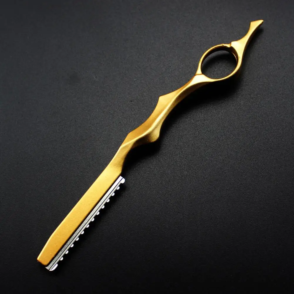 Professional Sharp Hair Thinning Razor - Stainless Barber Shaver Cutting Knife for Salon Use Japan-Style Barber Tool B9Y2 thumbnail 4