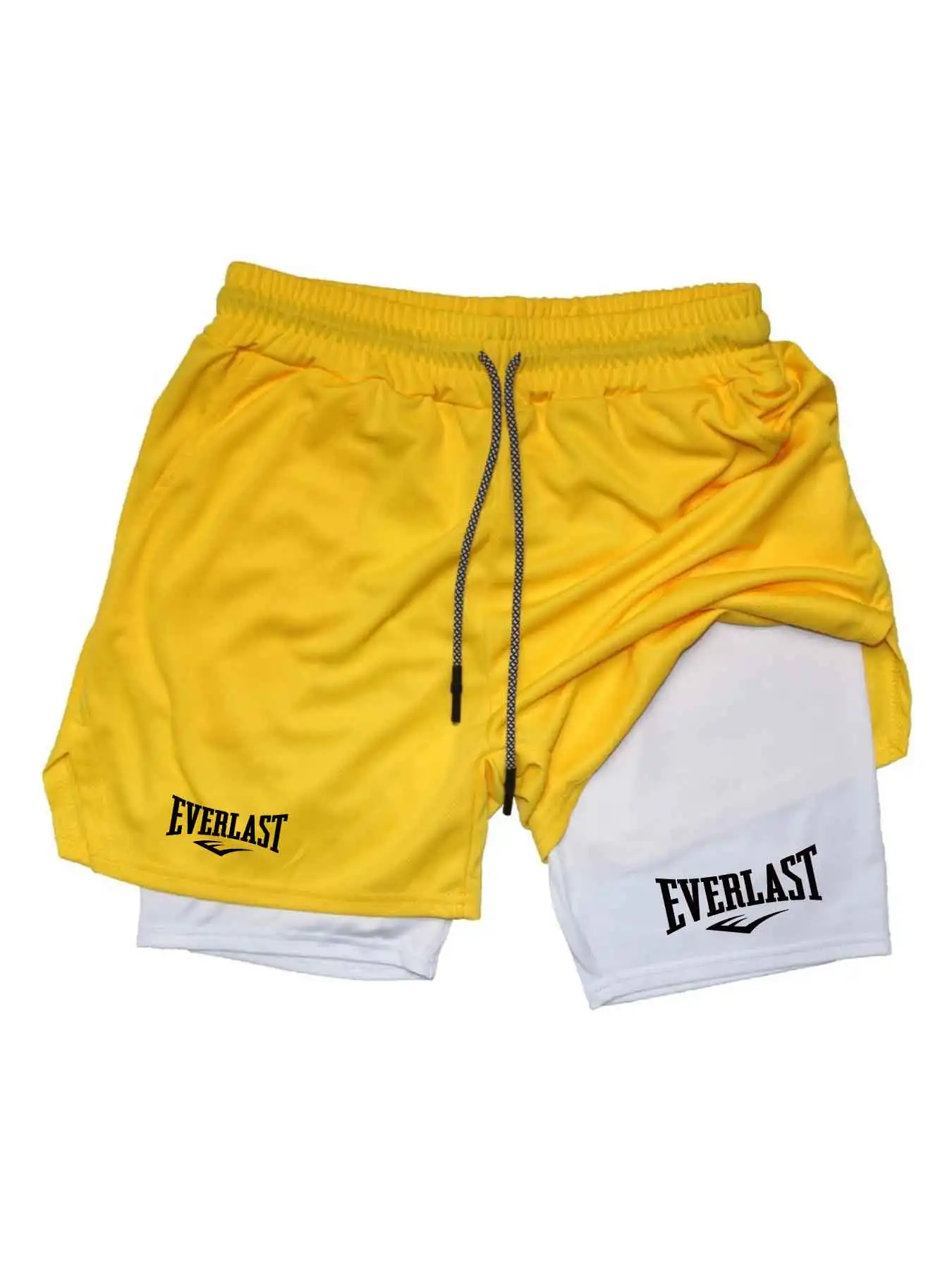 2026 Men's Sports Shorts Printed Sports Shorts, Double Layer, Quick Drying, Basketball, Fitness thumbnail 6