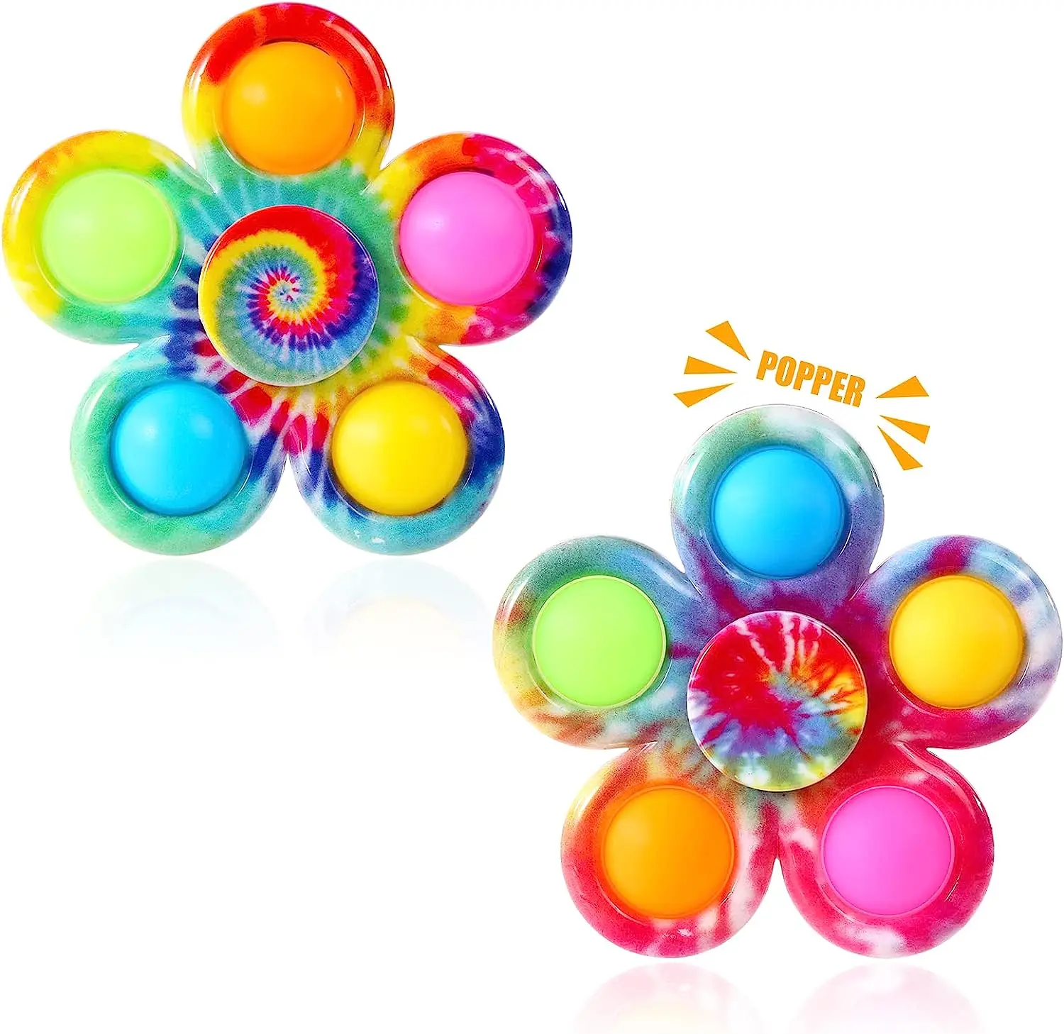 Fidget Spinners Pops Finger Sensory Toys Simple Push Bubble Hand Spinner For ADHD Autism Anxiety Stress Relief Toddler Gifs thumbnail 3