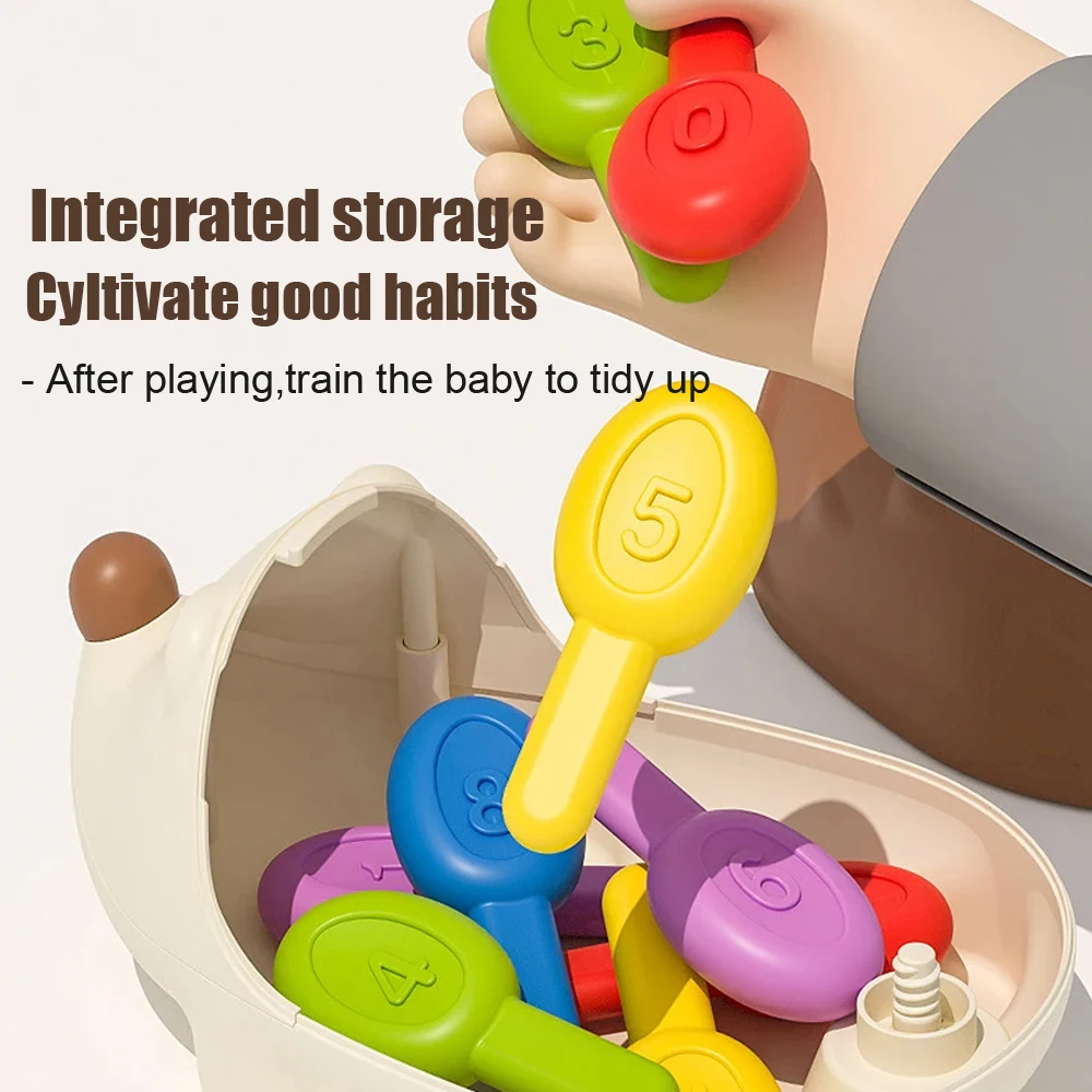 Hedgehog Montessori Fine Motor Toys Educational Toy for Toddlers Learning Counting & Training Develop Concentration Sensory Gift thumbnail 5