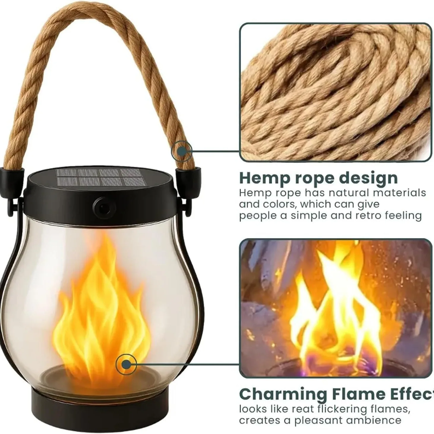 Portable Retro Camping Lantern Outdoor Bedroom study Hanging Tent Light Metal Handle Flashlight Vintage Garden Decorative Lights thumbnail 6