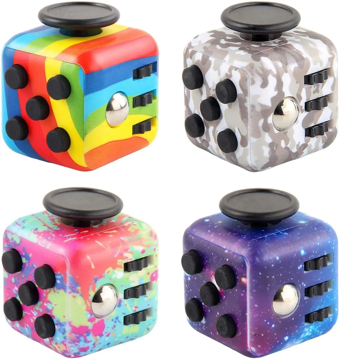 Fidget Cube Hand Spinner Decompression Toy for Autism ADHD Anxiety Sensory Toys for Kids Adults Stress Relief Toys Antistress