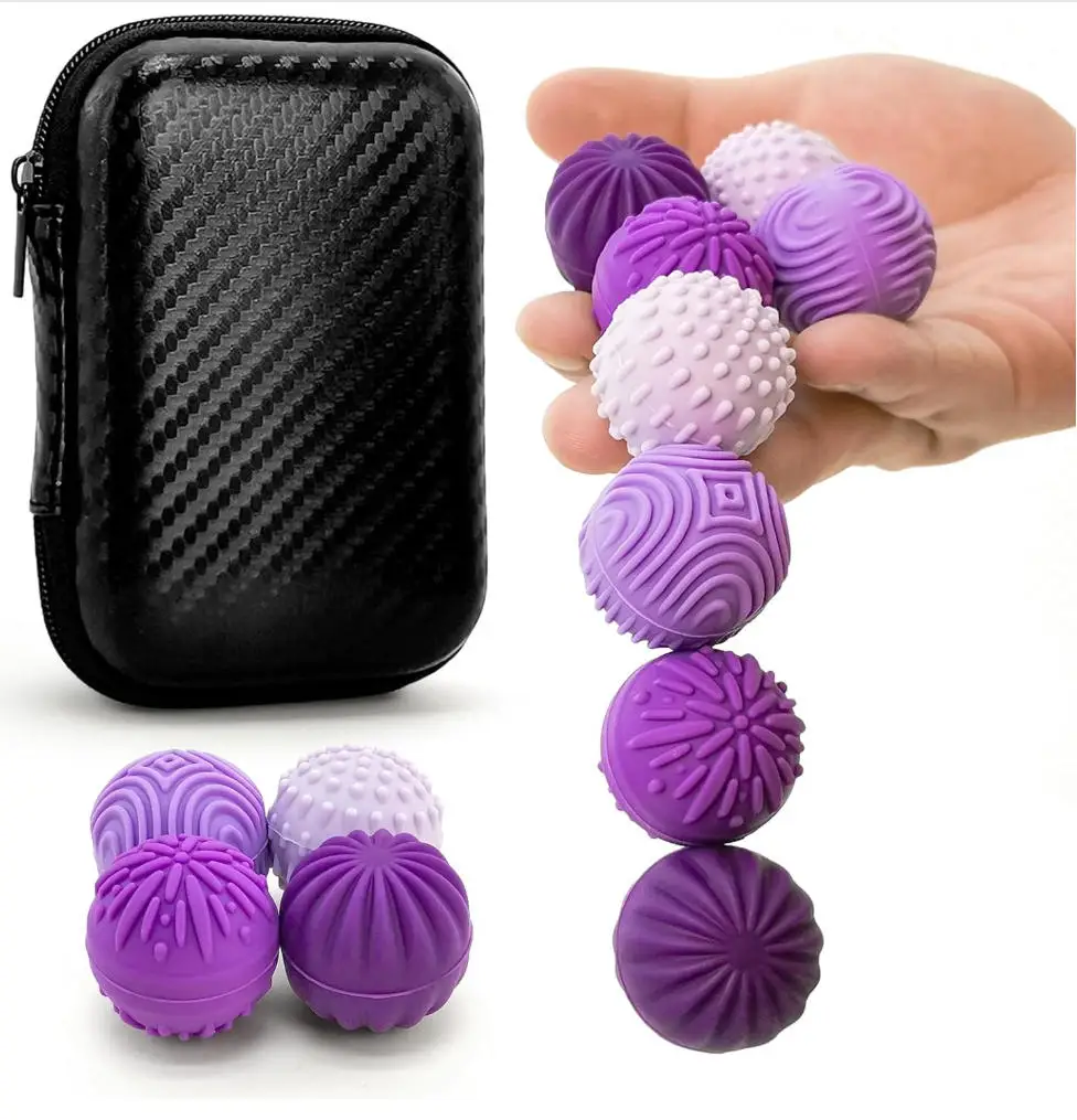 Sensory Silicone Magnetic Balls Stress Relief Finger Toys Fun Decompression Adult Fingertip toys fun toys for children