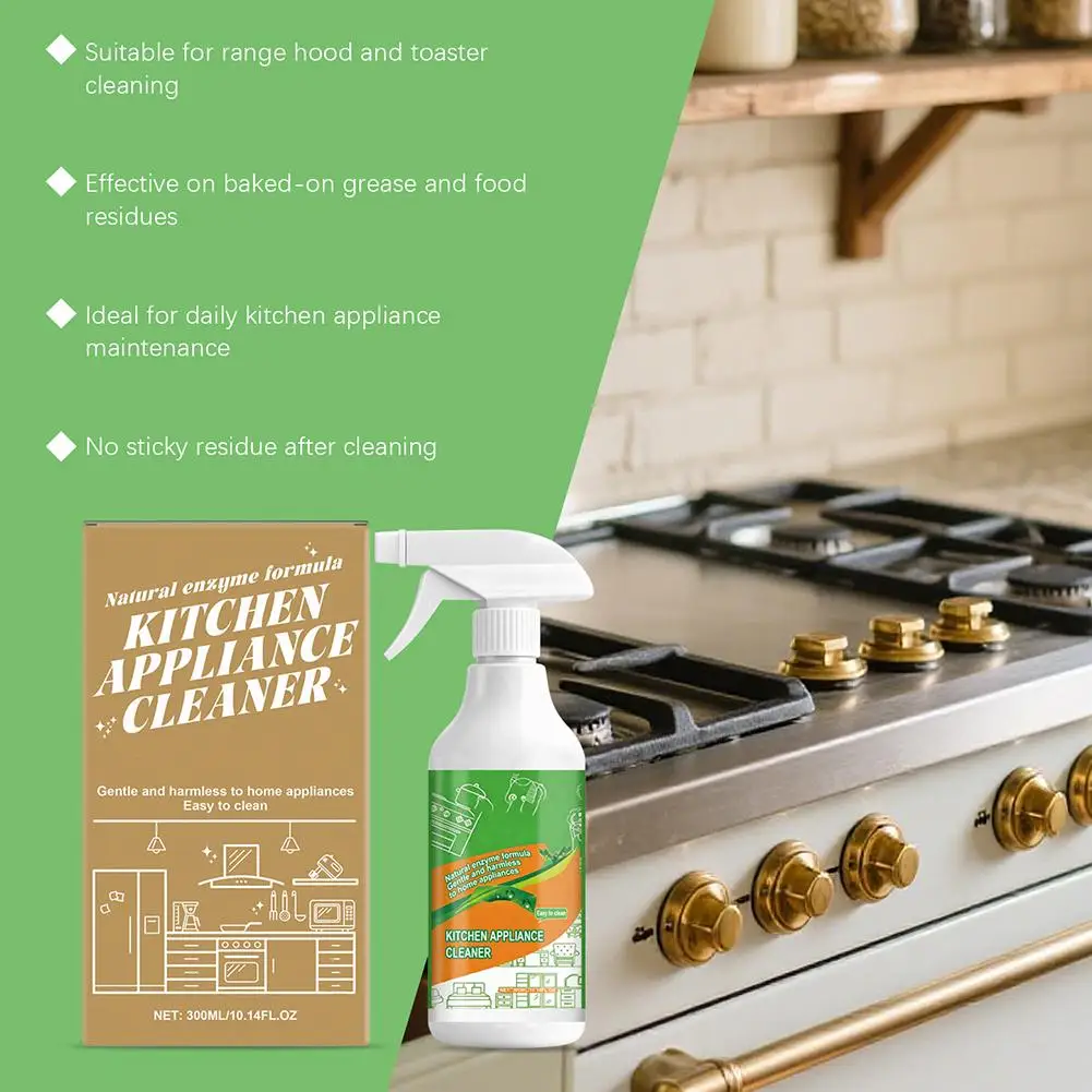 Kitchen Cleaner Spray 300ml Gentle Concentrated Degreaser All-Purpose Safe Cleaner For Stove Countertop Sink, Home & Applia B9C6 thumbnail 2