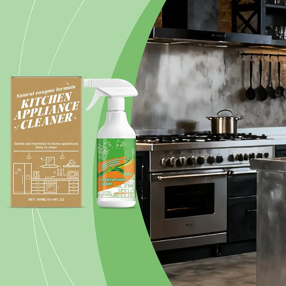 Kitchen Cleaner Spray 300ml Gentle Concentrated Degreaser All-Purpose Safe Cleaner For Stove Countertop Sink, Home & Applia B9C6