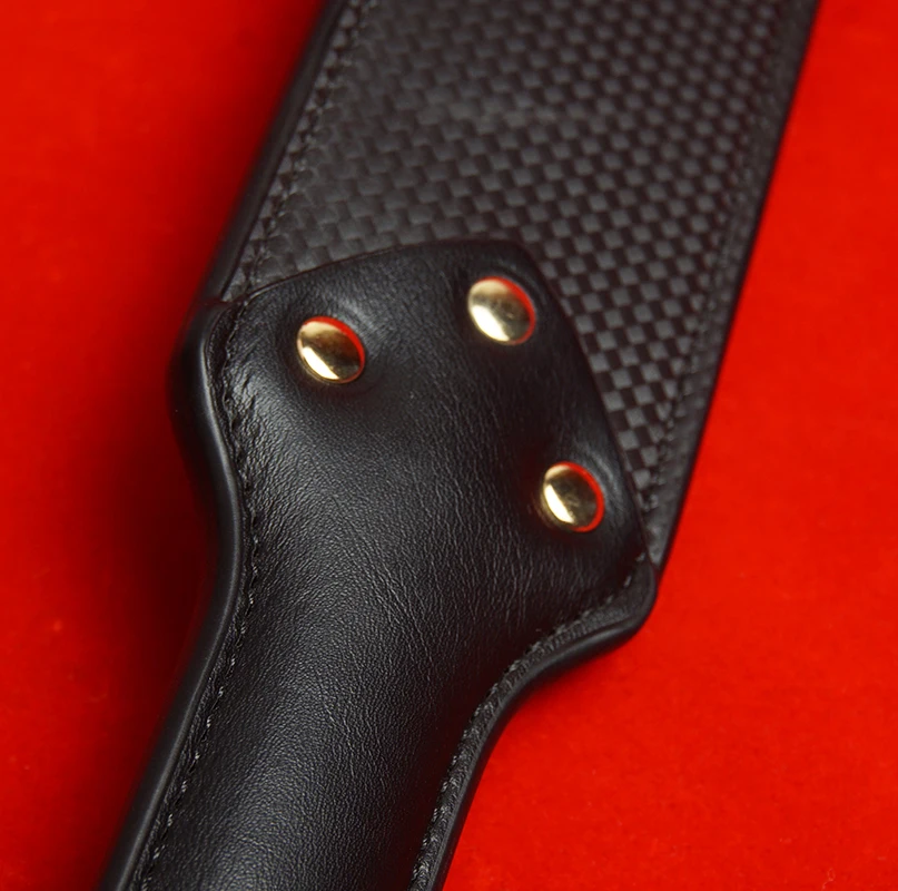 Faux Leather Sex Paddles for BDSM Play,Impact Double-sided Spanking Whip Flogger Confident Swings,Adult Games,Role Play thumbnail 4