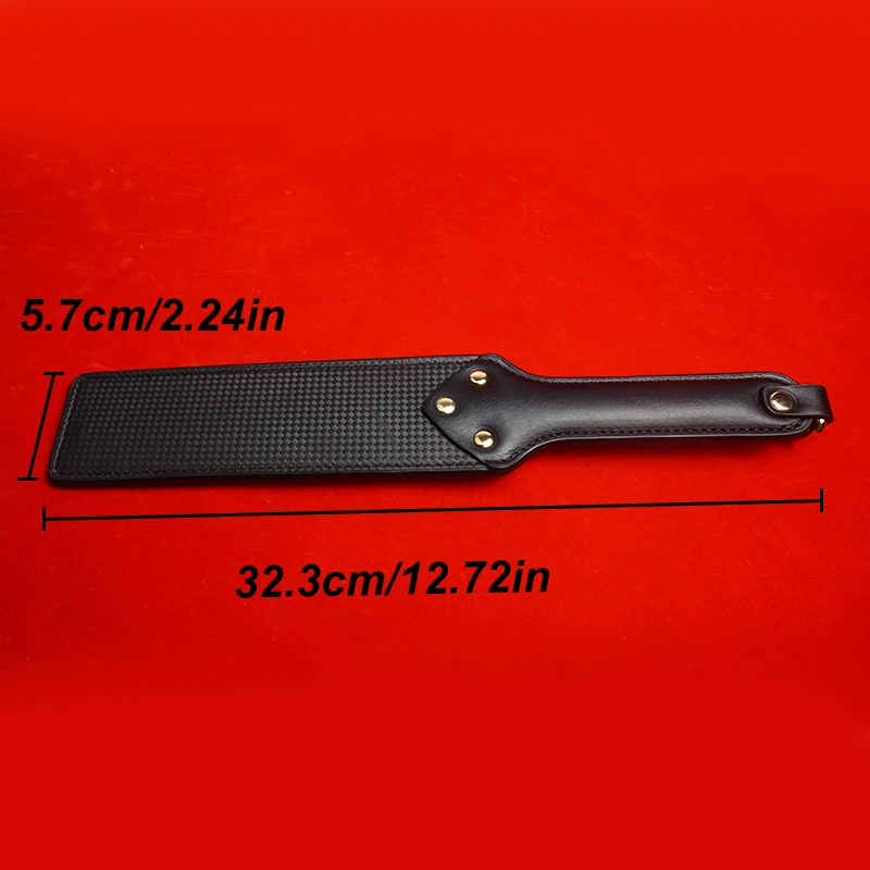 Faux Leather Sex Paddles for BDSM Play,Impact Double-sided Spanking Whip Flogger Confident Swings,Adult Games,Role Play thumbnail 6