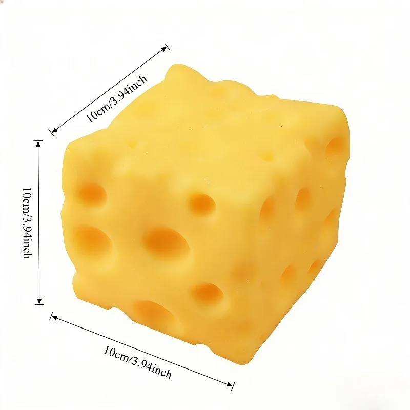 Giant Cheese Squeeze Toy Extra Large Size Cheese Squishy Fidget Toys Slow Rebound Shapeable Venting Ball for Adults Gifts thumbnail 5