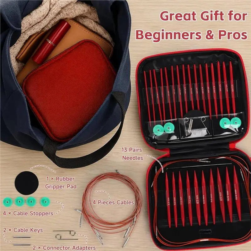 AB47-Circular Knitting Needles Knitting Needles Circular Circular Knitting Needles Set Circular Needle Set thumbnail 5