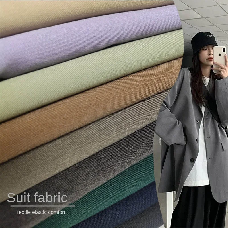 Summer Autumn Small Suit Fabric Polyester Spandex Rayon Material Wholesale Cloth Per Meter Apparel Sewing Diy thumbnail 2