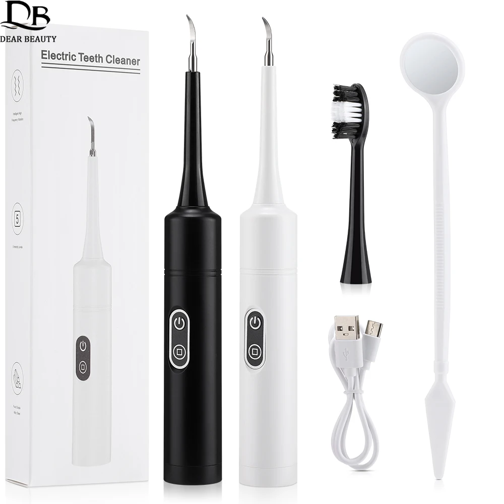 Electric Tooth Cleaner Dental Scaler Calculus Remover Sonic Vibration Toothbrush Plaque Tartar Removal Teeth Whitening Cleaning