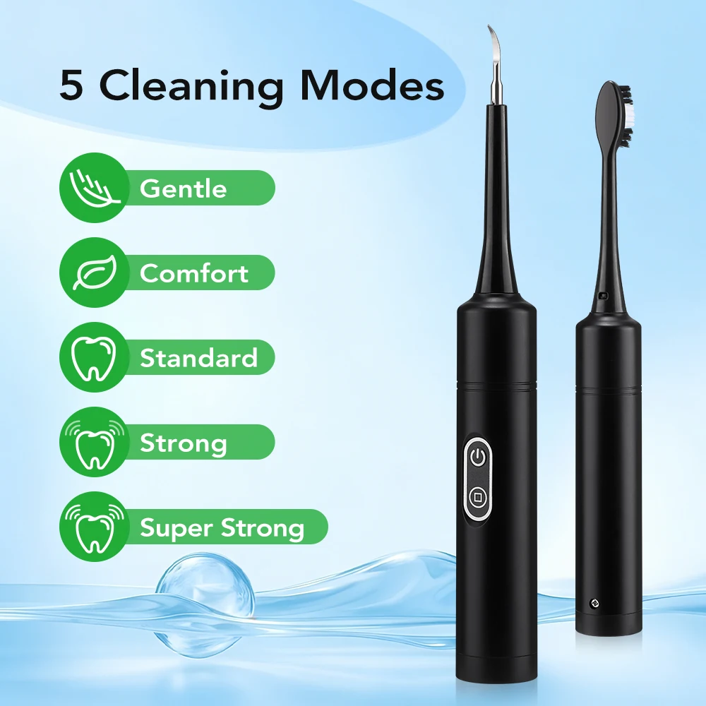 Electric Tooth Cleaner Dental Scaler Calculus Remover Sonic Vibration Toothbrush Plaque Tartar Removal Teeth Whitening Cleaning thumbnail 3
