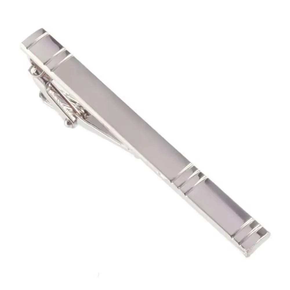1Pcs New Metal Tie Clip Silver Iron Men Necktie Bar Clasp Simple Male Shirts Tie Pin For Wedding Gentleman thumbnail 5
