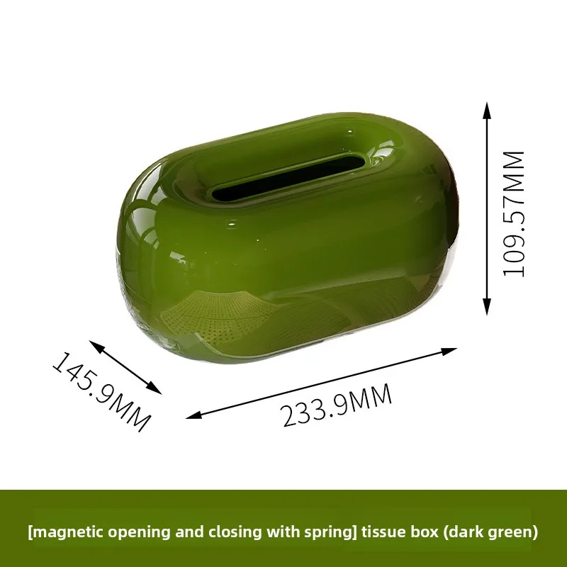 Creative Oval Pull-Out Tissue Box for Home Living Room Decorative Countertop Tissue Box Dining Table Tissue Box Room Decoration thumbnail 6