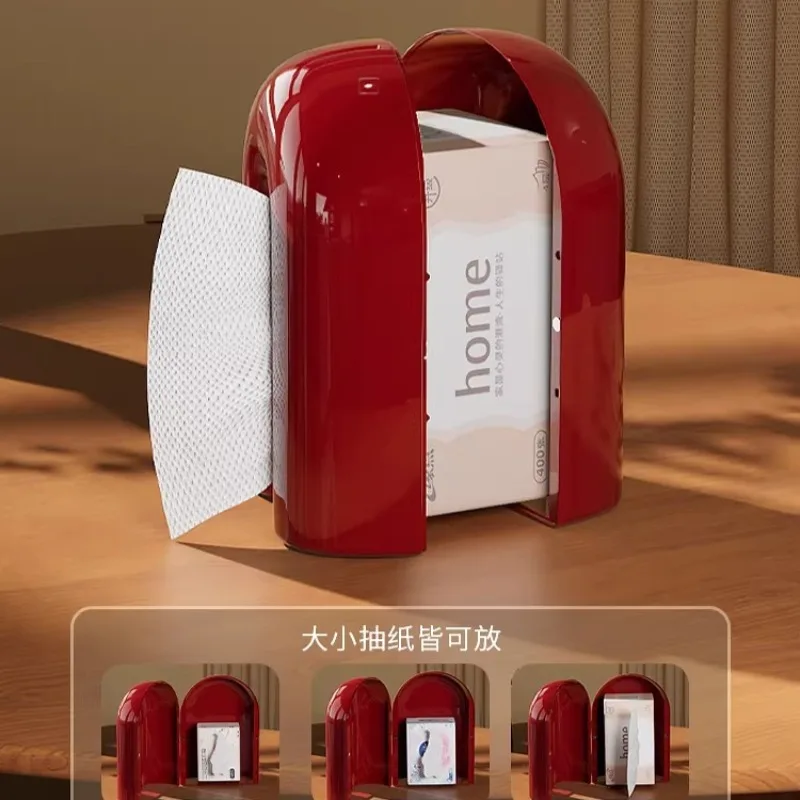 Creative Oval Pull-Out Tissue Box for Home Living Room Decorative Countertop Tissue Box Dining Table Tissue Box Room Decoration thumbnail 4