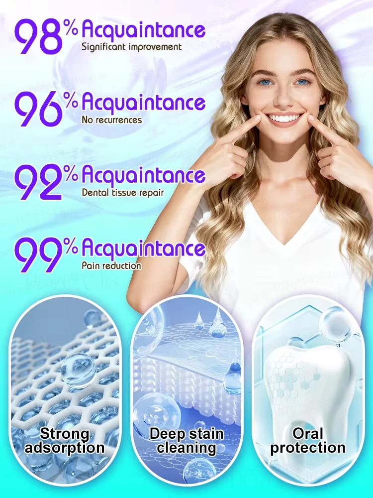 Gum Repair Toothpaste Plaque Caries Removal Protect Gingiva Treat Bad Breath Fade Tooth Stain Deep Clean Brightening Toothpaste thumbnail 4