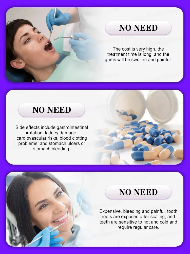 Gum Repair Toothpaste Plaque Caries Removal Protect Gingiva Treat Bad Breath Fade Tooth Stain Deep Clean Brightening Toothpaste thumbnail 3