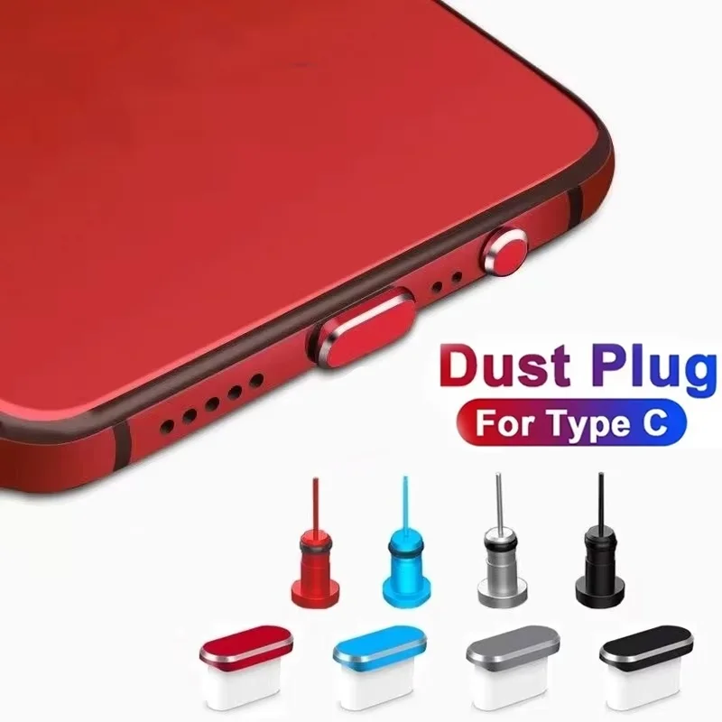USB C Plug Dust Plug 3.5mm Earphones Jack SIM Card Pin USB Type-C Anti Dust Plug Accessories For iPhone Samsung Huawei Xiaomi thumbnail 2
