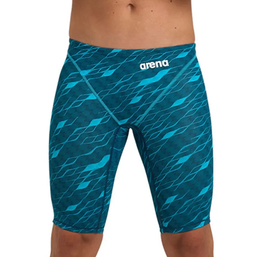 2023 Men Swimwear Jammer Surf Shorts Breathable Swimming Training Sports Trunks New Summer Quick Dry Diving Surfing Beach Tights thumbnail 2