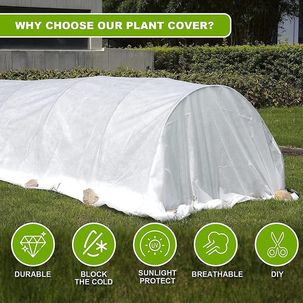 Non-woven Plant Cover Outdoor Horticultural Plant Cover Reusable Shrubs Transparent Accessories Fabric Frost Garden