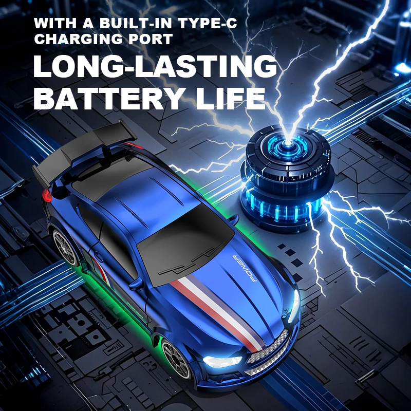 Bestseller 1/64 Scale Drift RC Car 2.4GHz Desktop Mini Racing Model  4WD Remote Control Vehicle Toy For Adults & Kids Ideal Gi thumbnail 6