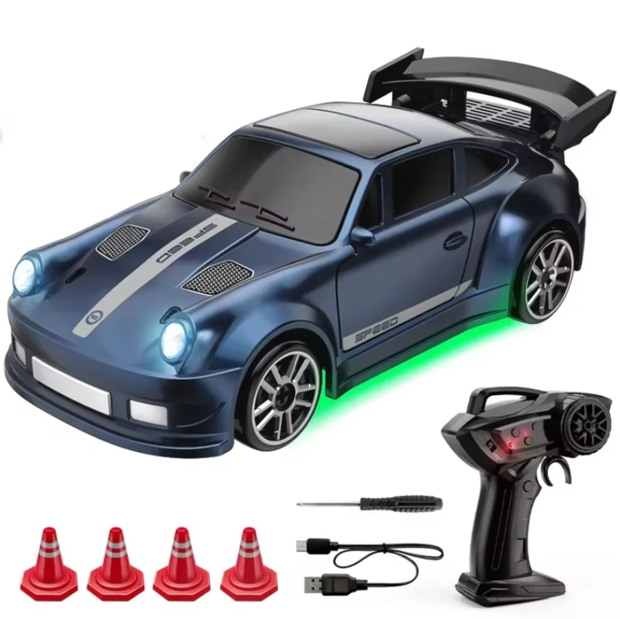 Bestseller 1/64 Scale Drift RC Car 2.4GHz Desktop Mini Racing Model  4WD Remote Control Vehicle Toy For Adults & Kids Ideal Gi