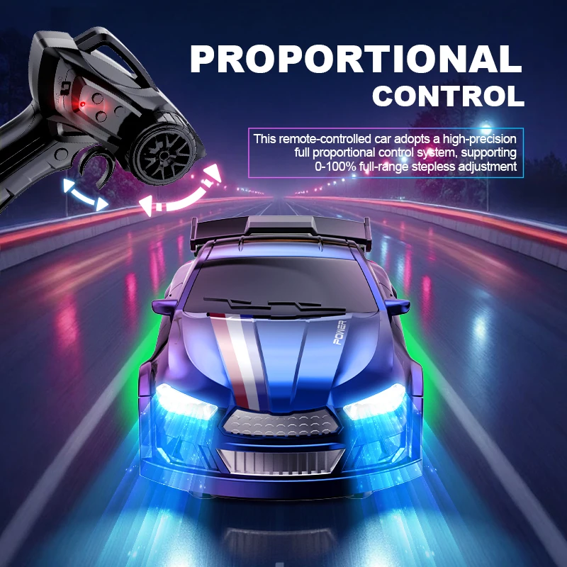 Bestseller 1/64 Scale Drift RC Car 2.4GHz Desktop Mini Racing Model  4WD Remote Control Vehicle Toy For Adults & Kids Ideal Gi thumbnail 2