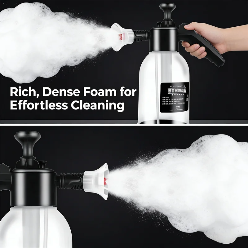 Car washing spray pot foam spray pot 2L spray type with pressure relief valve for household car spray hand pressure spray pot thumbnail 3