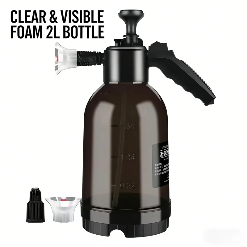 Car washing spray pot foam spray pot 2L spray type with pressure relief valve for household car spray hand pressure spray pot thumbnail 2