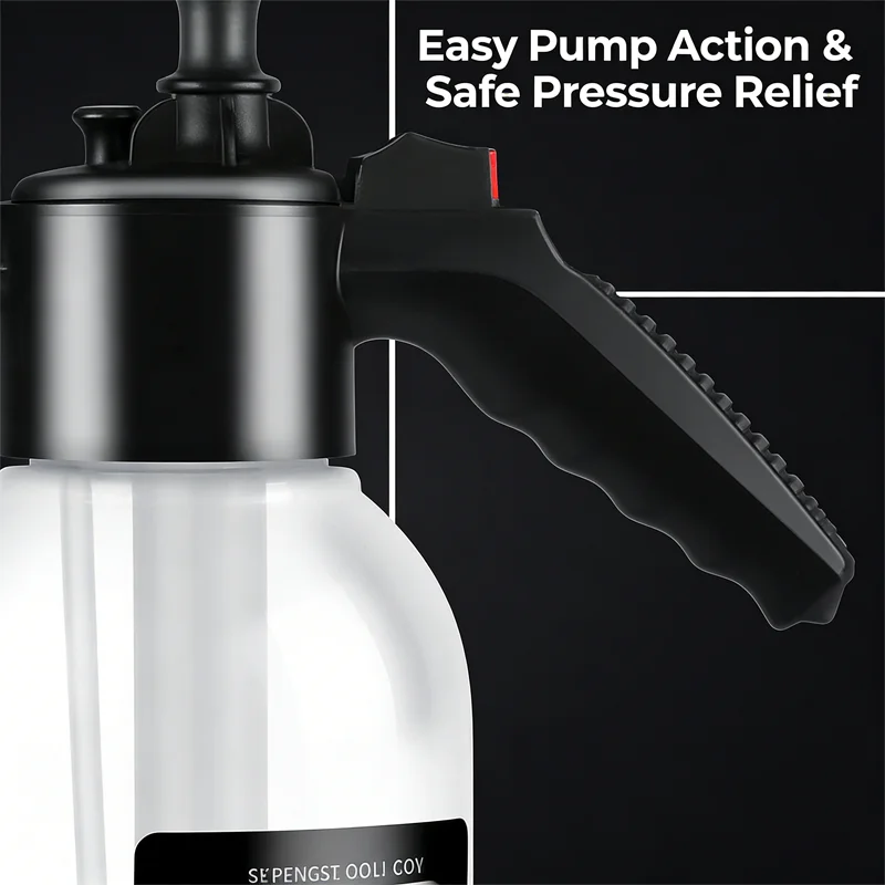 Car washing spray pot foam spray pot 2L spray type with pressure relief valve for household car spray hand pressure spray pot thumbnail 5